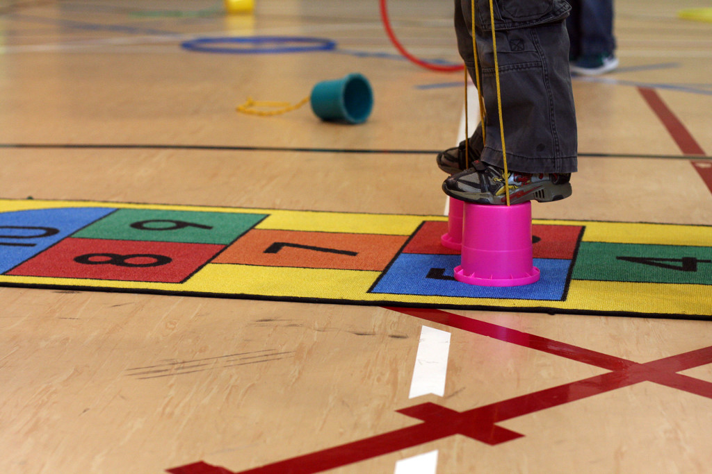 Games and activities at Park Meadows Christian Playschool - gym time 1